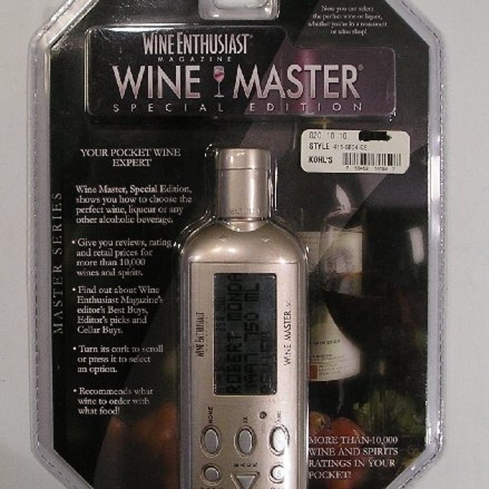 WINE MASTER Pocket Expert Excalibur Enthusiast Electronic Talks Special Edition